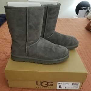 Women’s Classic Short II UGG Boots Uggs Grey size 8